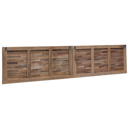 Bed Headboard Natural Solid Teak Wood