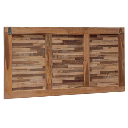Bed Headboard Natural Solid Teak Wood