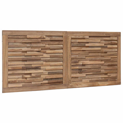 Bed Headboard Natural Solid Teak Wood