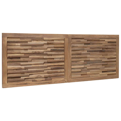 Bed Headboard Natural Solid Teak Wood