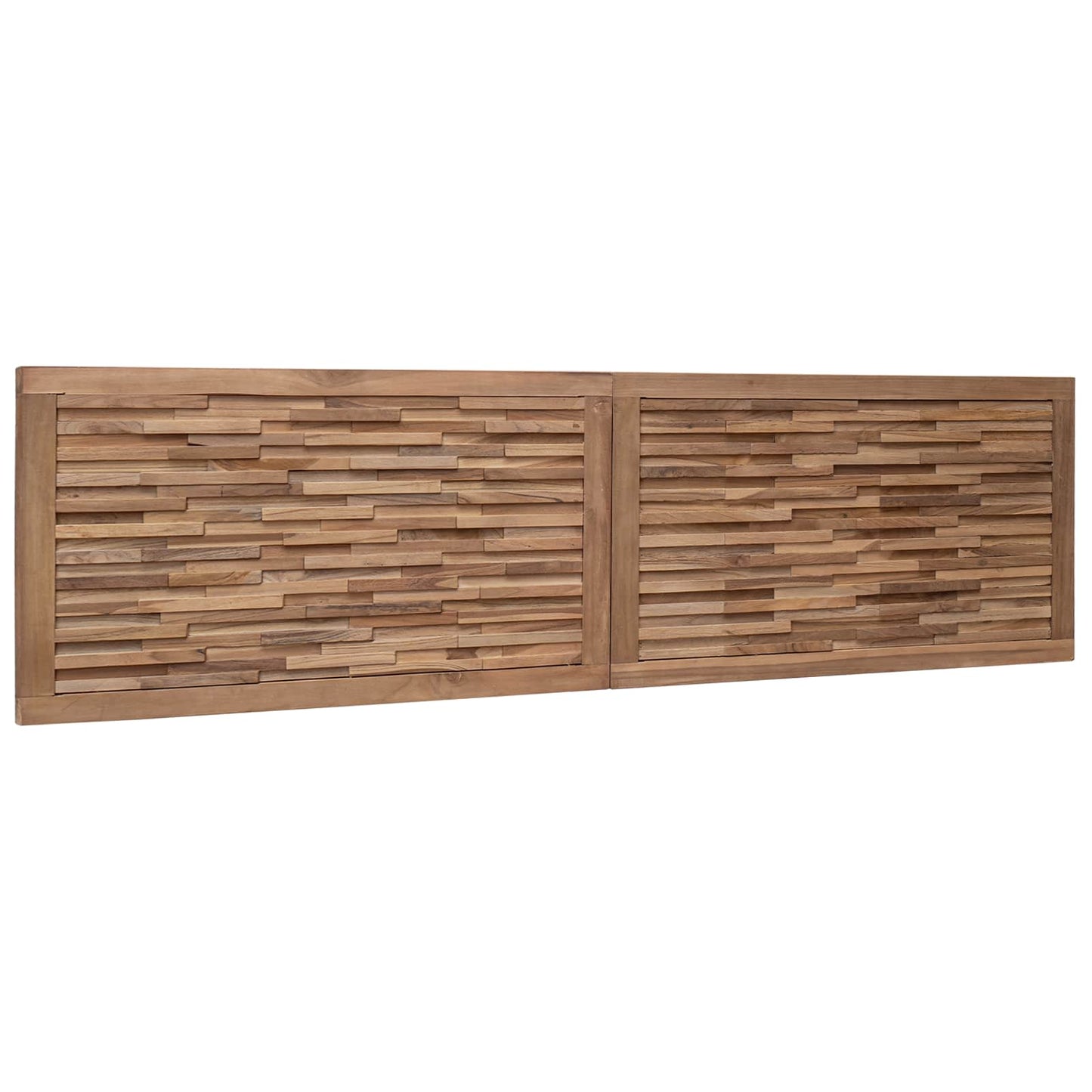 Bed Headboard Natural Solid Teak Wood