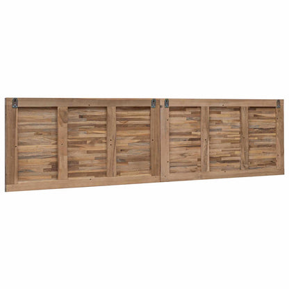 Bed Headboard Natural Solid Teak Wood