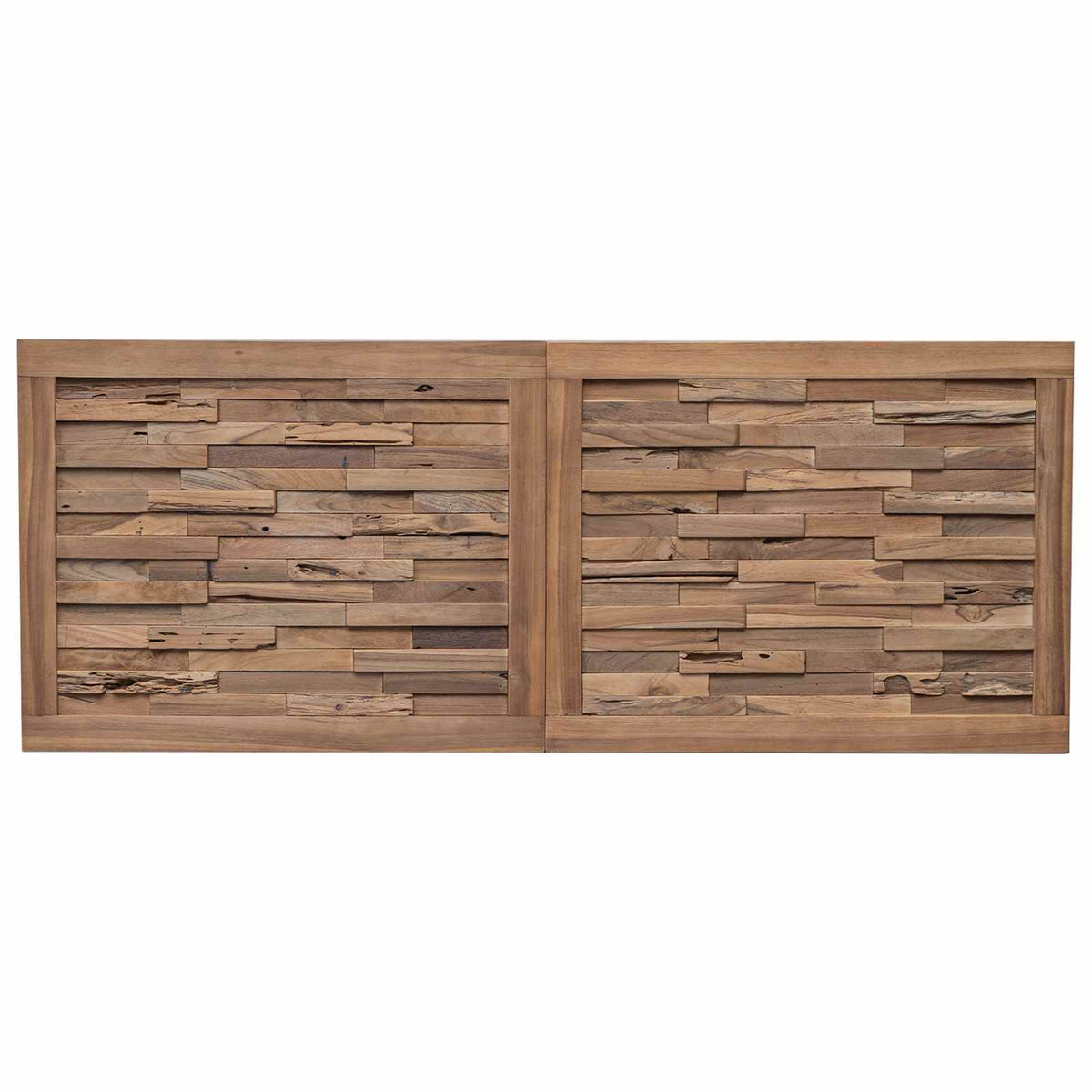 Bed Headboard Natural Solid Teak Wood