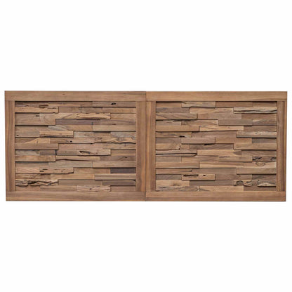 Bed Headboard Natural Solid Teak Wood