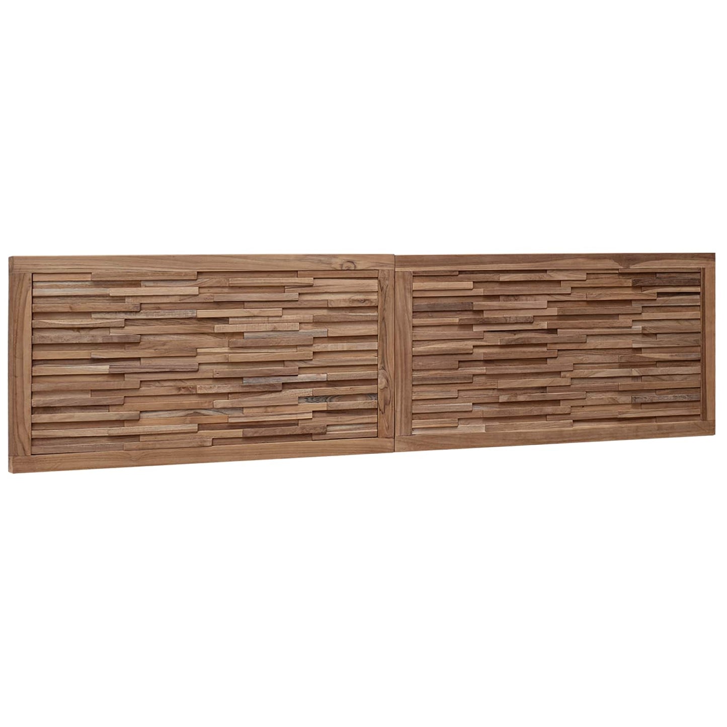 Bed Headboard Natural Solid Teak Wood