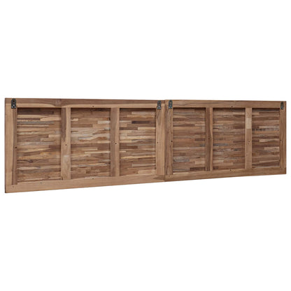 Bed Headboard Natural Solid Teak Wood