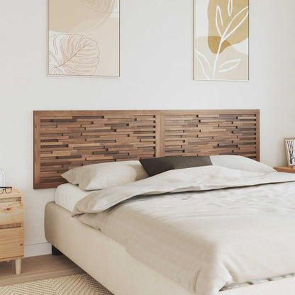 Bed Headboard Natural Solid Teak Wood