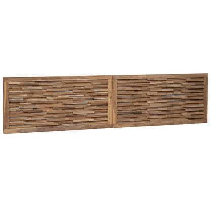 Bed Headboard Natural Solid Teak Wood
