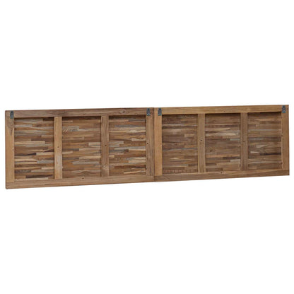 Bed Headboard Natural Solid Teak Wood