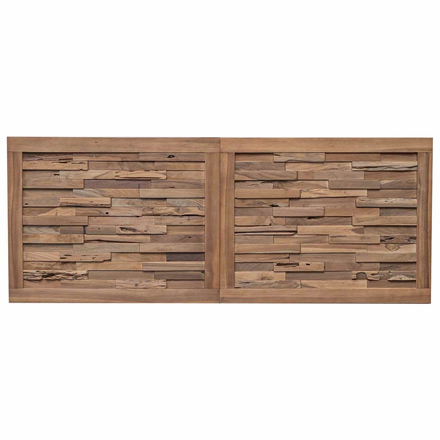 Bed Headboard Natural Solid Teak Wood