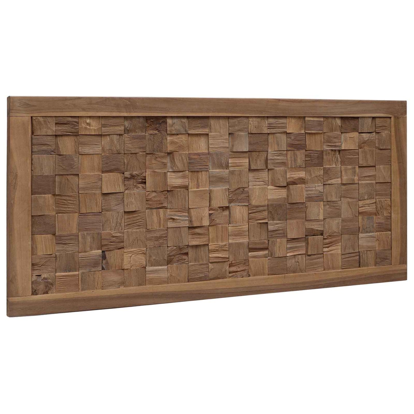 Bed Headboard Natural Solid Teak Wood