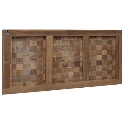 Bed Headboard Natural Solid Teak Wood