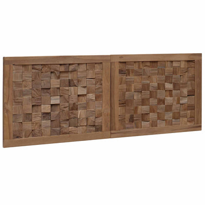 Bed Headboard Natural Solid Teak Wood