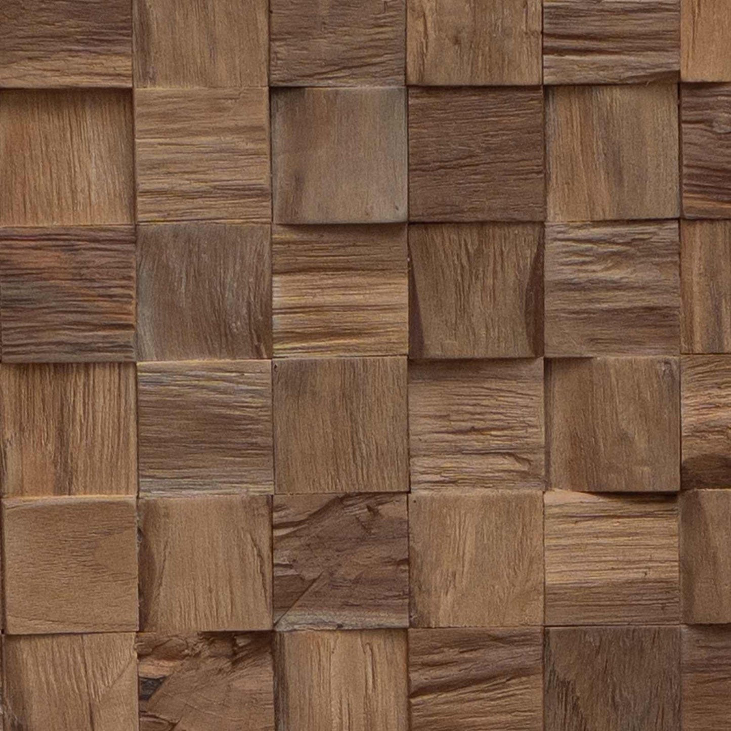 Headboard Wall-mounted Natural 140 cm Solid Teak Wood