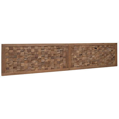 Bed Headboard Natural Solid Teak Wood