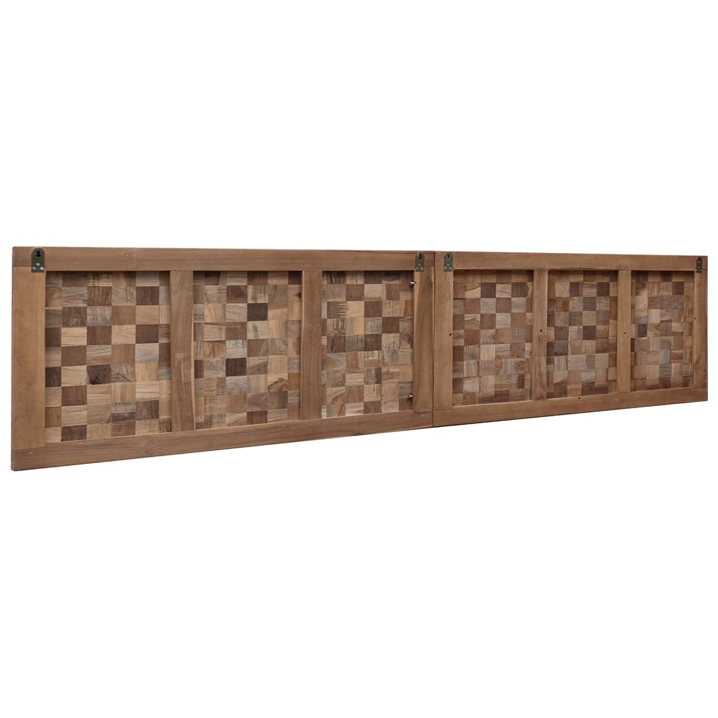 Bed Headboard Natural Solid Teak Wood
