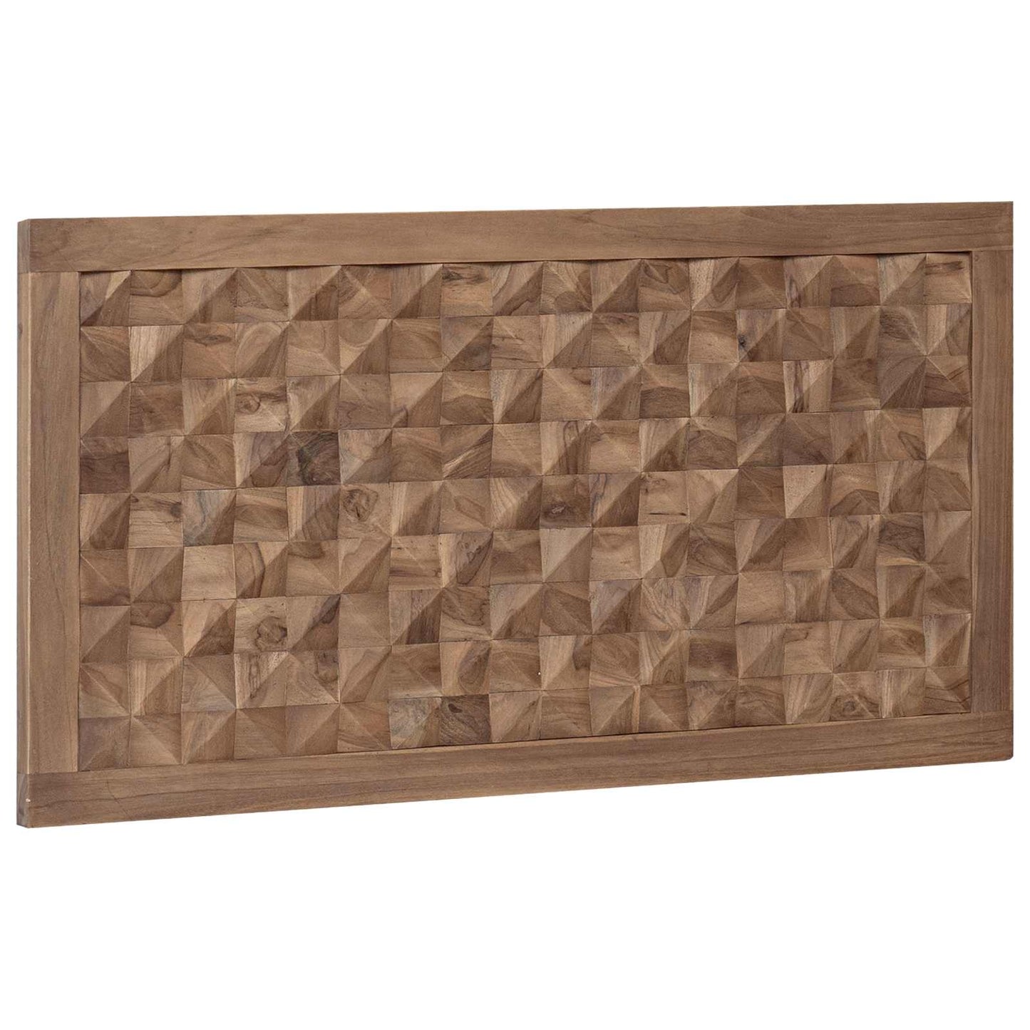 Bed Headboard Natural Solid Teak Wood