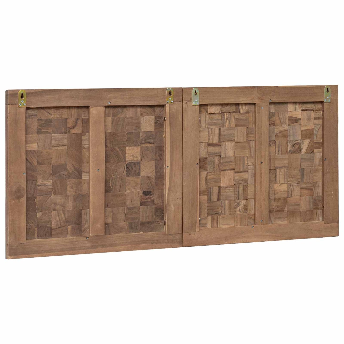 Bed Headboard Natural Solid Teak Wood