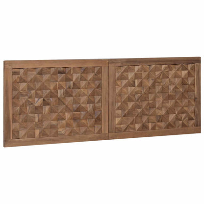 Bed Headboard Natural Solid Teak Wood