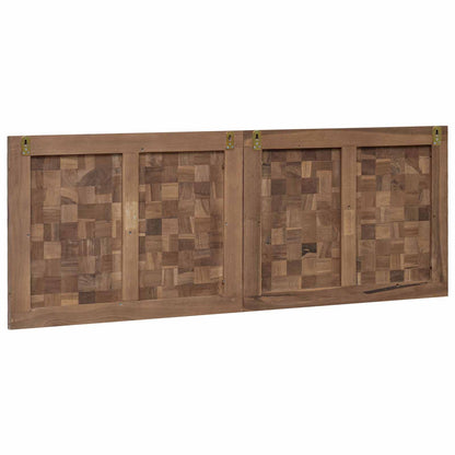 Bed Headboard Natural Solid Teak Wood