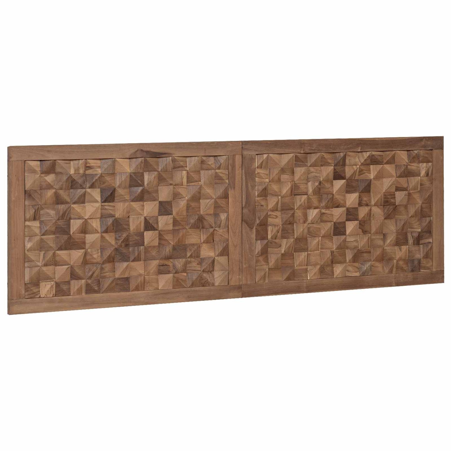 Bed Headboard Natural Solid Teak Wood