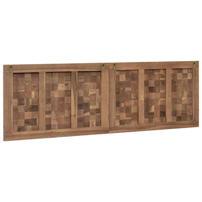 Bed Headboard Natural Solid Teak Wood