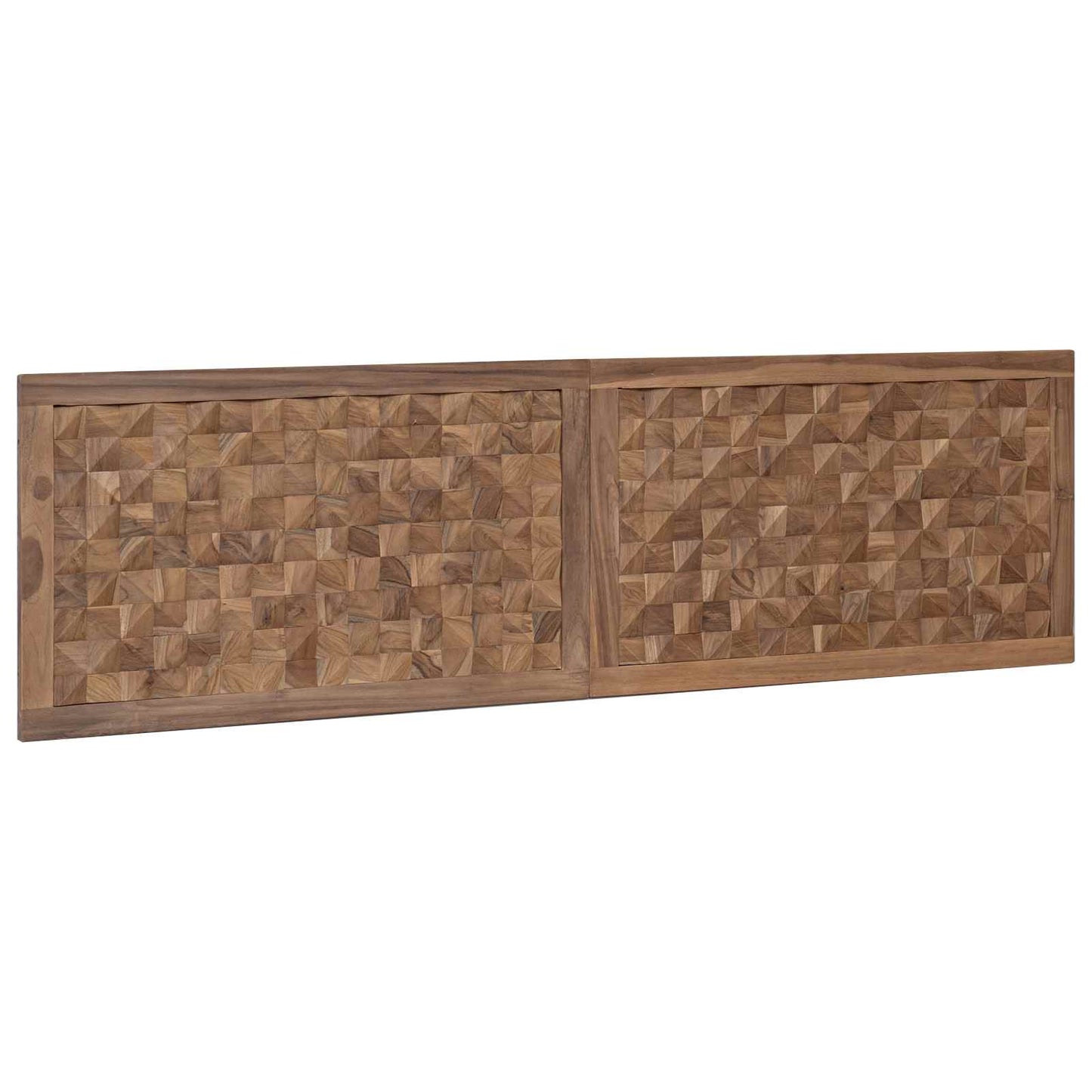 Bed Headboard Natural Solid Teak Wood