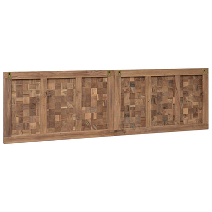 Bed Headboard Natural Solid Teak Wood