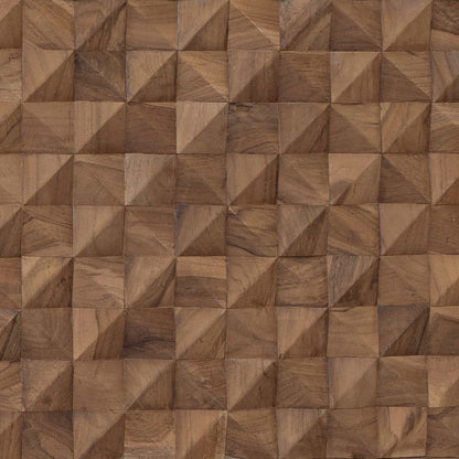 Bed Headboard Natural Solid Teak Wood