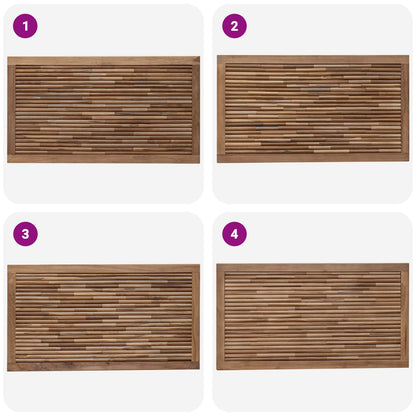 Bed Headboard Natural Solid Teak Wood