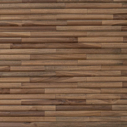 Headboard Wall-mounted Natural 120 cm Solid Teak Wood