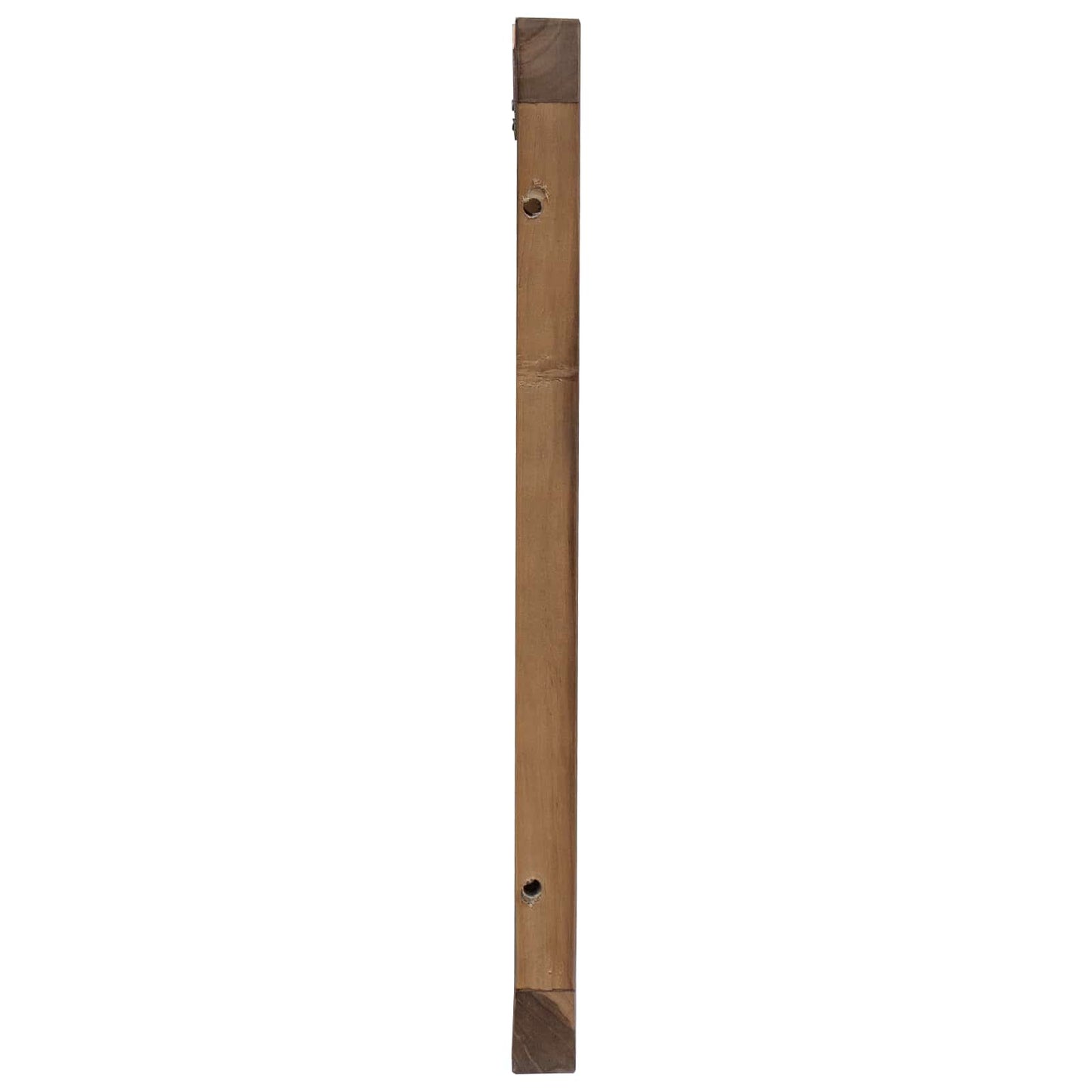 Headboard Wall-mounted Natural 120 cm Solid Teak Wood