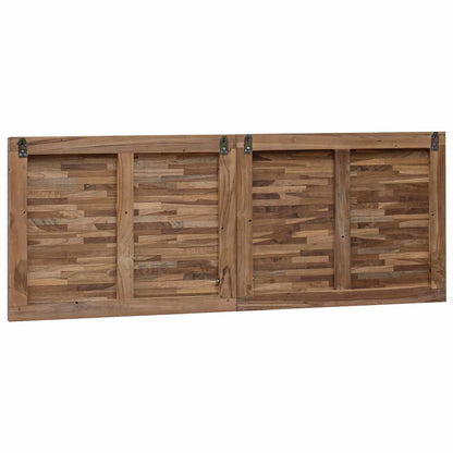Bed Headboard Natural Solid Teak Wood