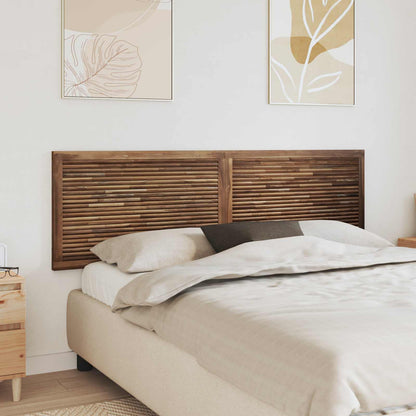 Bed Headboard Natural Solid Teak Wood