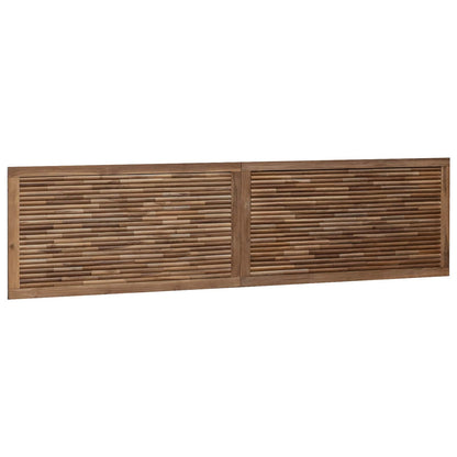 Bed Headboard Natural Solid Teak Wood