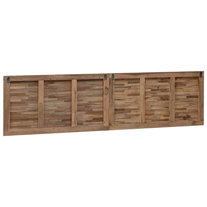 Bed Headboard Natural Solid Teak Wood