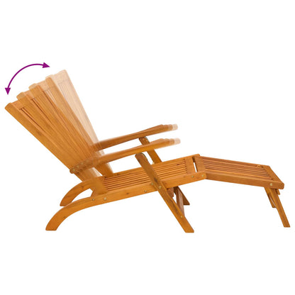 Reclining and Folding Sunlounger 2 pcs 55 x 146 x 91 cm