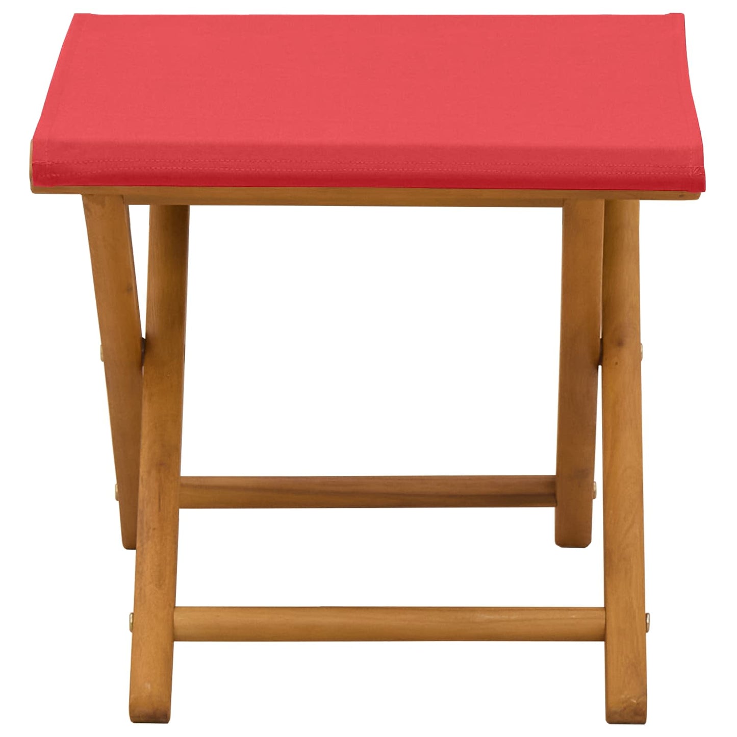 Deck Chair 2 pcs Solid Eucalyptus Wood Red