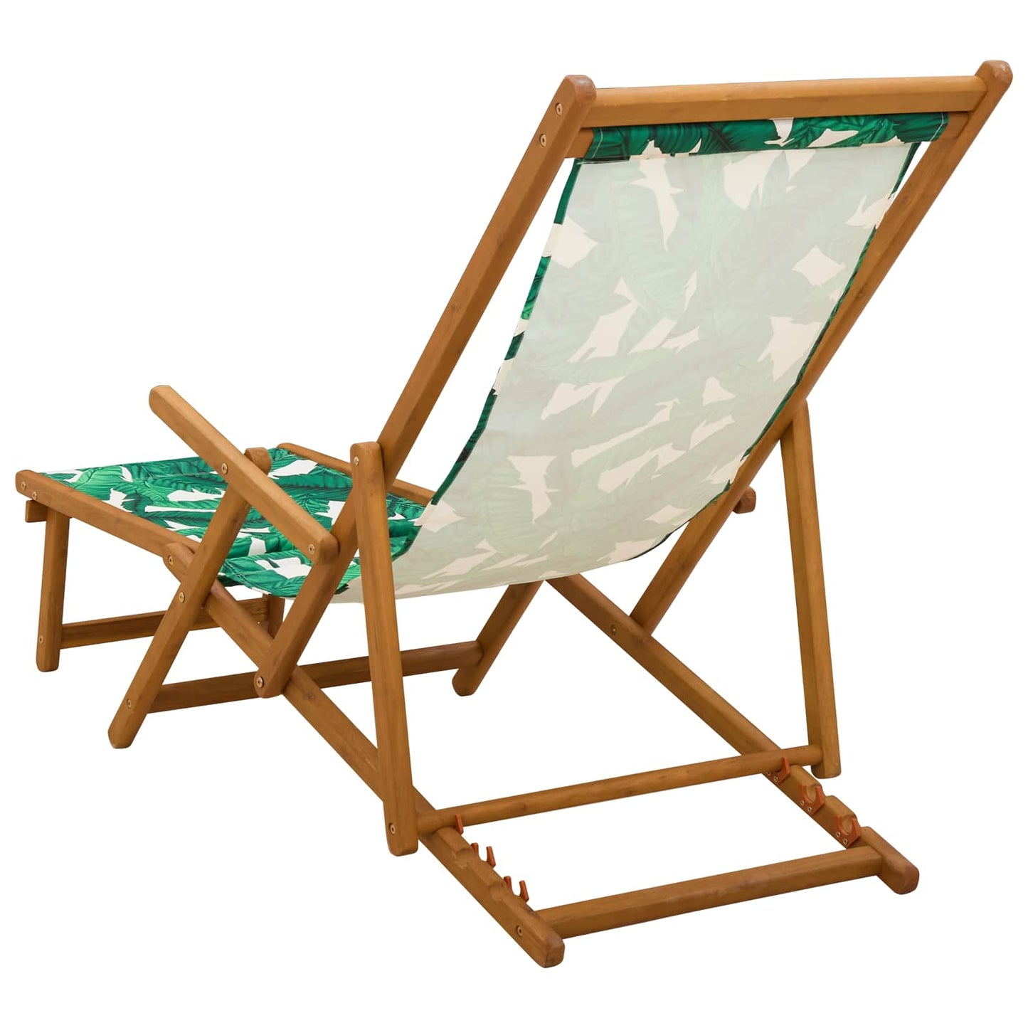 Folding Sun Lounger 3 Position Solid Eucalyptus Wood