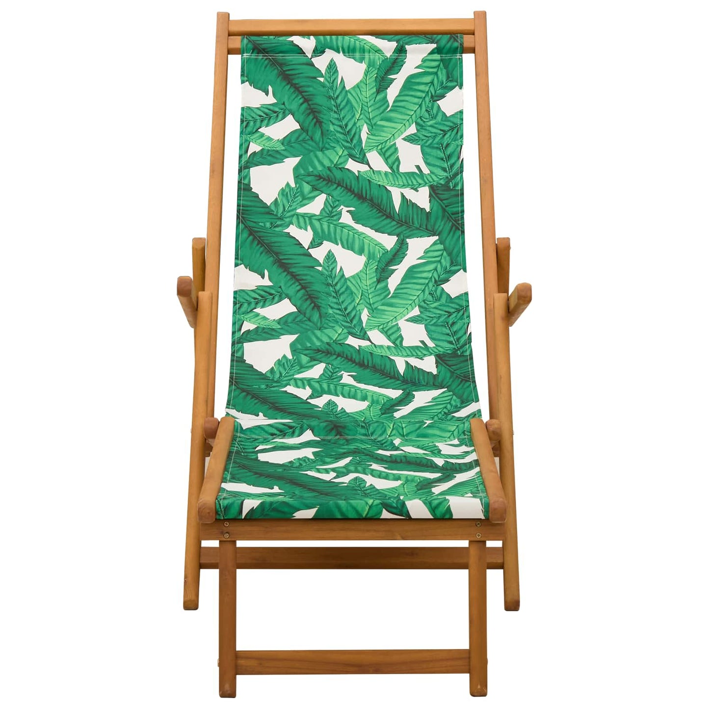 Folding Sun Lounger 3 Position Solid Eucalyptus Wood
