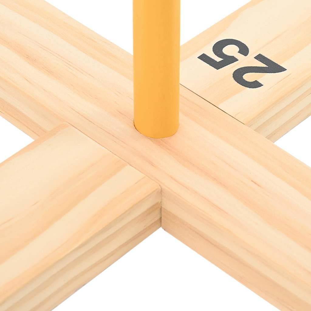 Ring Toss Game Set Multicolour 41 x 41 x 16 cm Solid Pine Wood