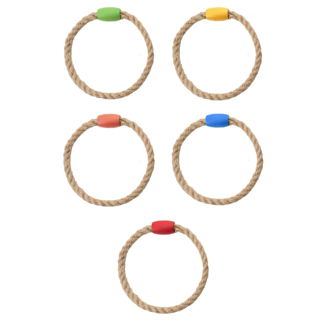 Ring Toss Game Set Multicolour 41 x 41 x 16 cm Solid Pine Wood