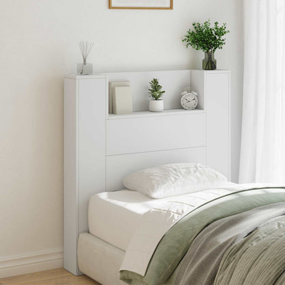 Headboard White Engineered Wood
