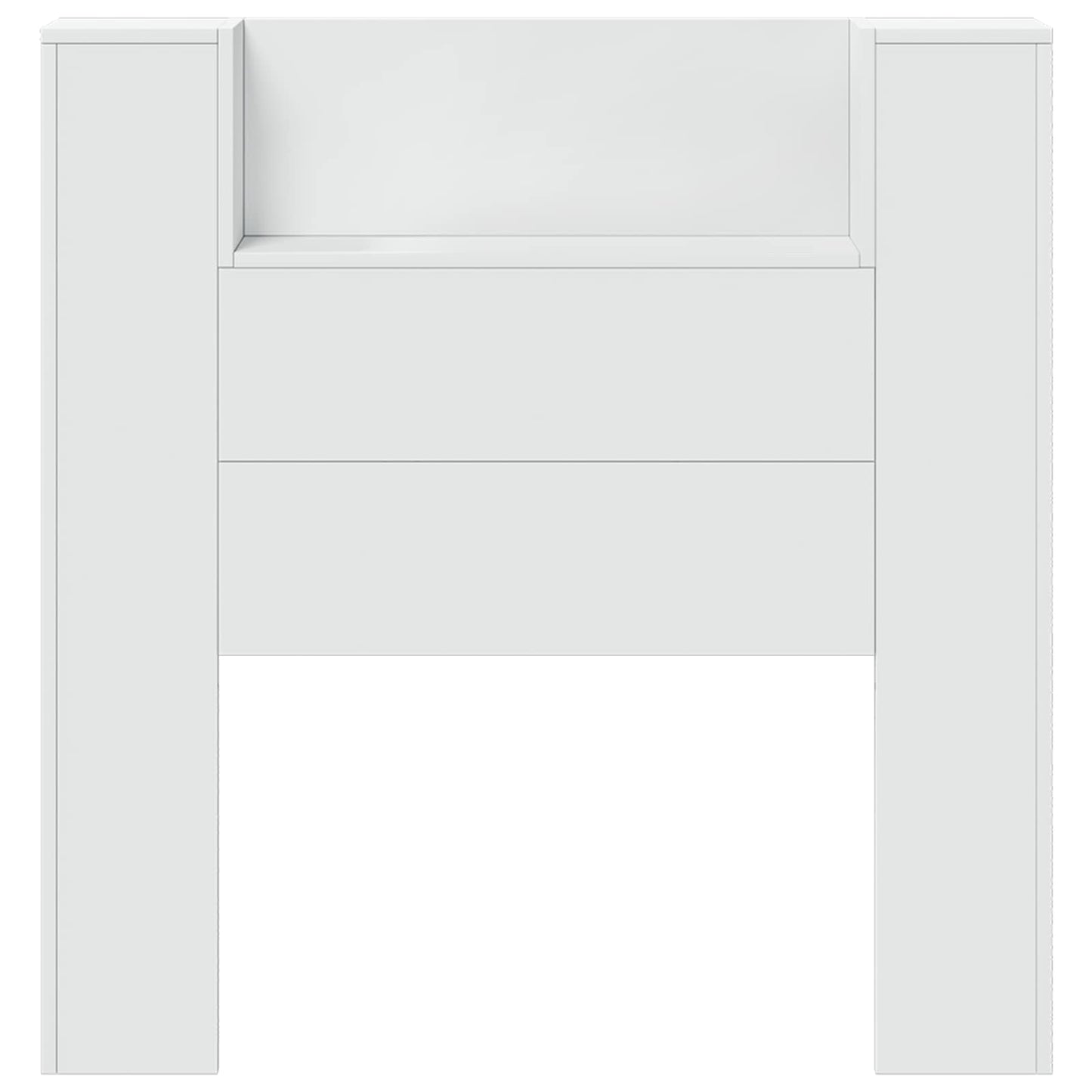 Headboard White Engineered Wood