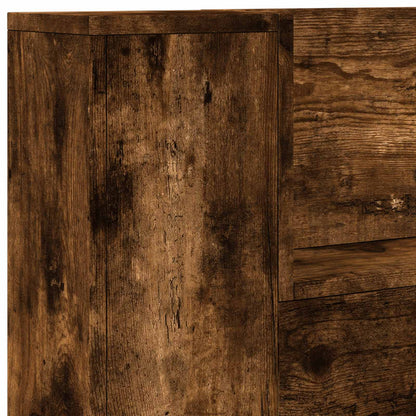 Headboard Smoked Oak Engineered Wood