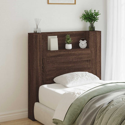 Headboard Brown Oak Engineered Wood