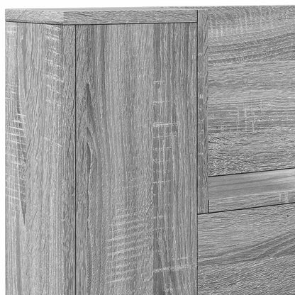 Headboard Grey Sonoma Engineered Wood