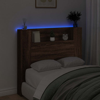 Headboard Brown Oak Engineered Wood