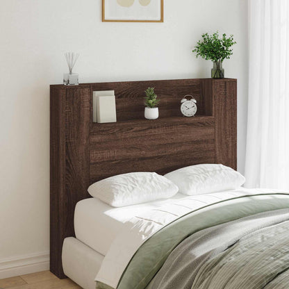 Headboard Brown Oak Engineered Wood