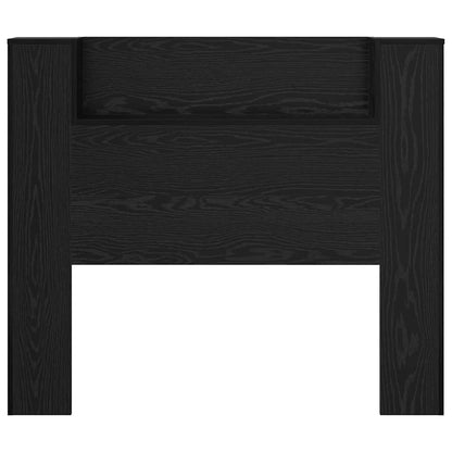 Headboard Black Oak Engineered Wood